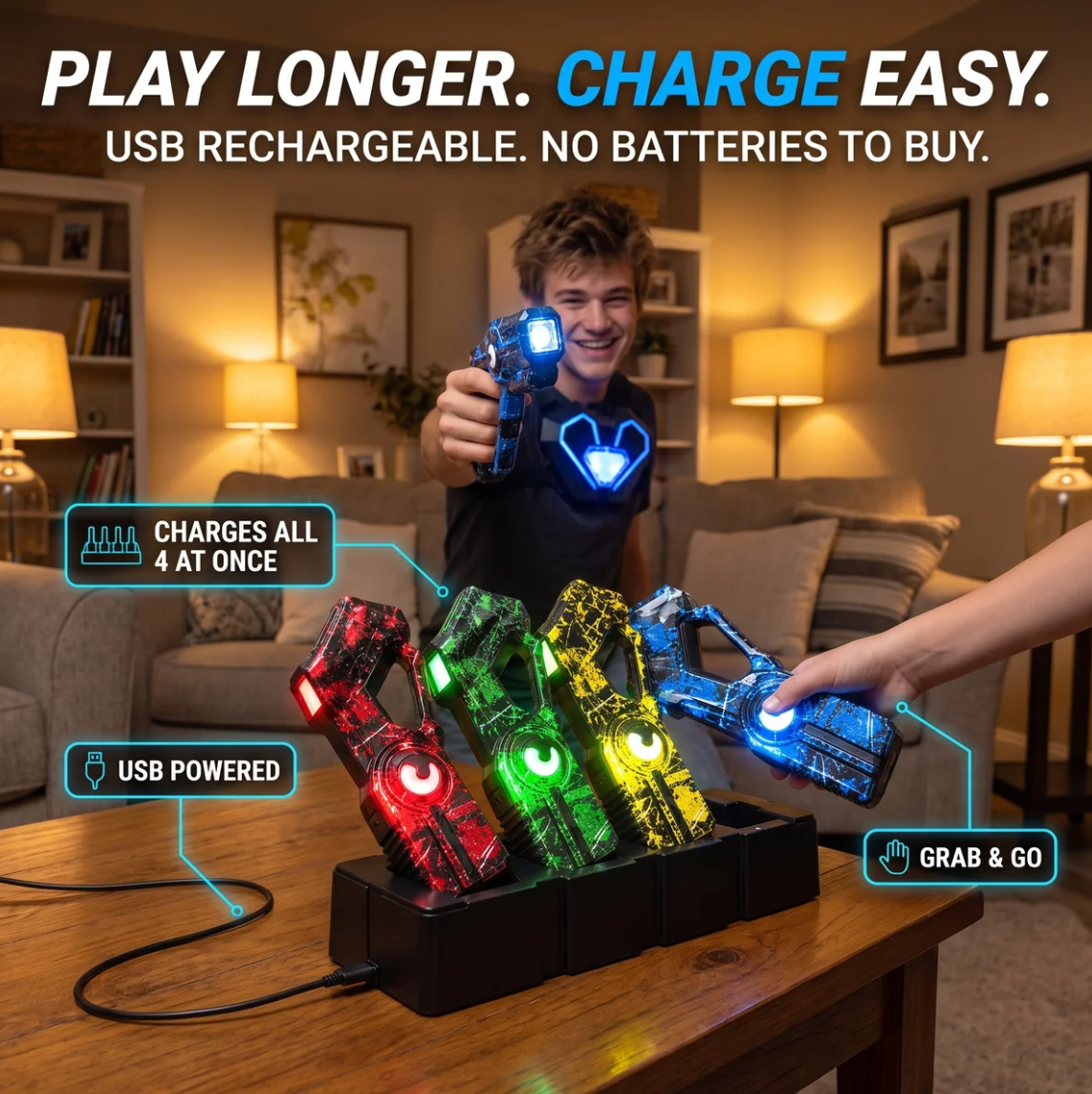 LaserStorm™ Laser Tag Set